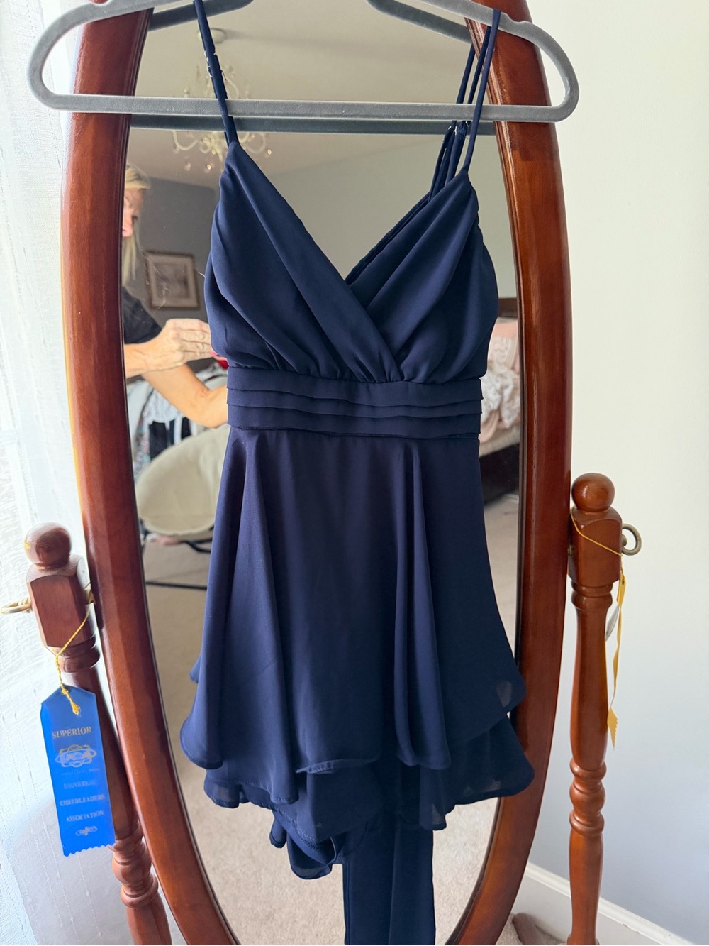 Altered State dress with Spaghetti-Straps and Chiffon Chemise